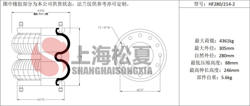 拖車用<a href='http://www.zkoepgr.com.cn/' target='_blank'><u>空氣彈簧</u></a>